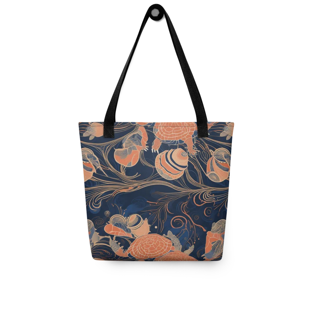 Tidal Filigree on Tote Bag — Front