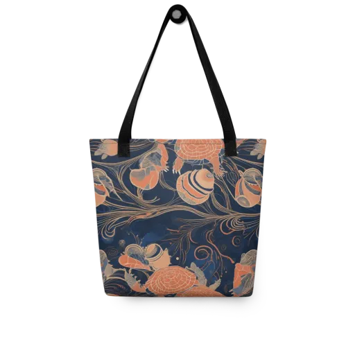 Tidal Filigree on a Tote Bag