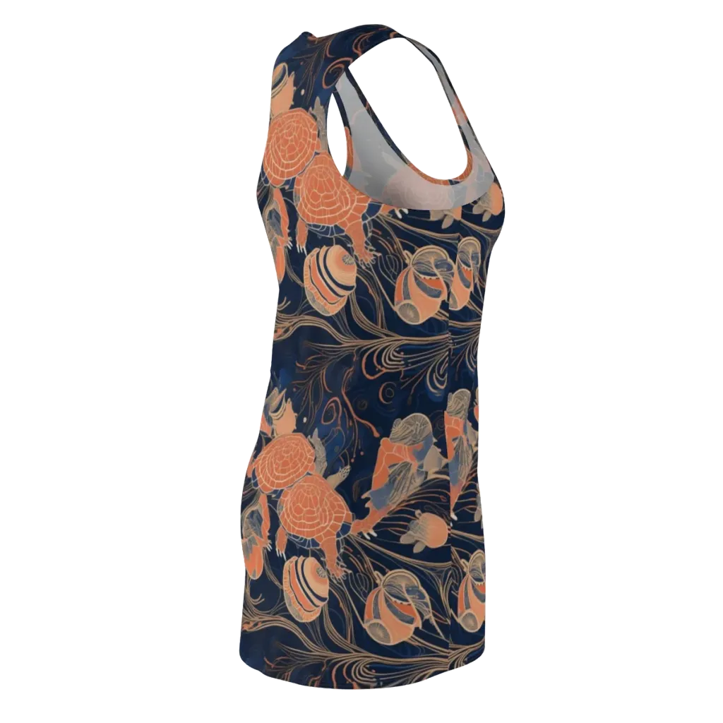 Tidal Filigree on Racerback Dress — Back Side