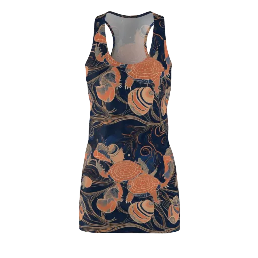 Tidal Filigree on a Racerback Dress