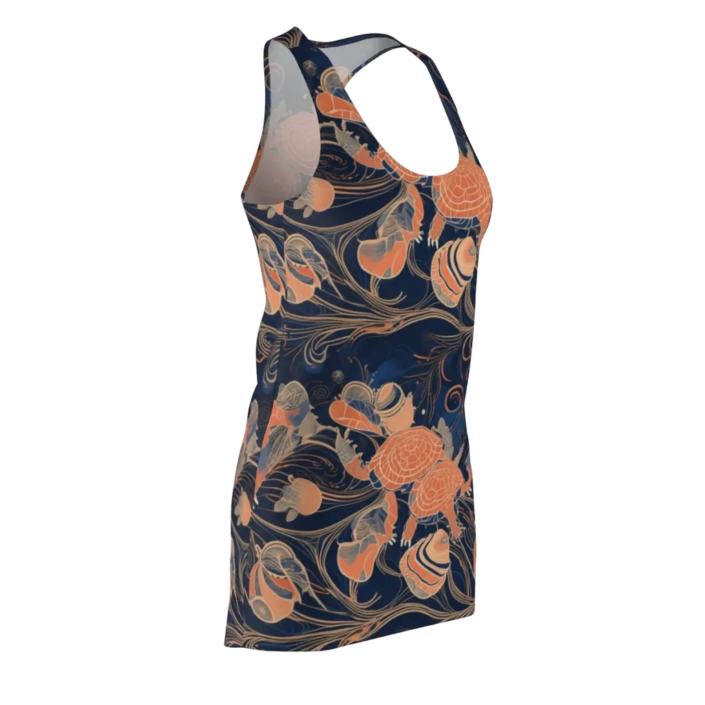 Tidal Filigree on Racerback Dress — Front Side