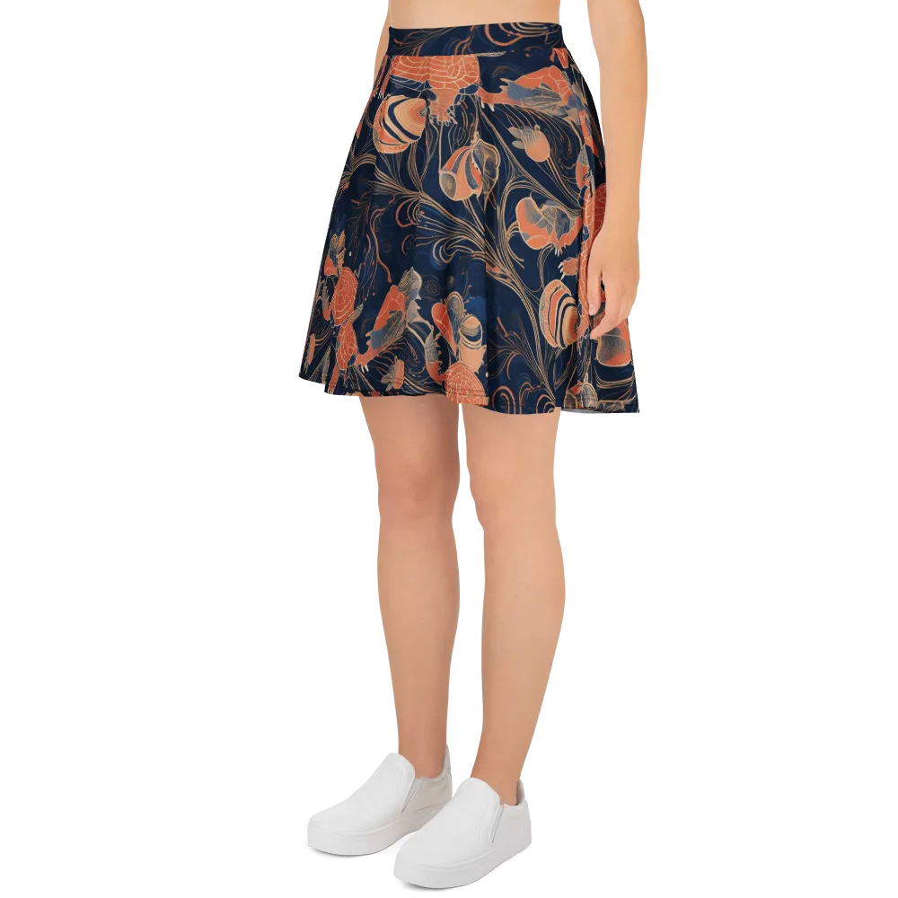 Tidal Filigree on Skater Skirt — Left