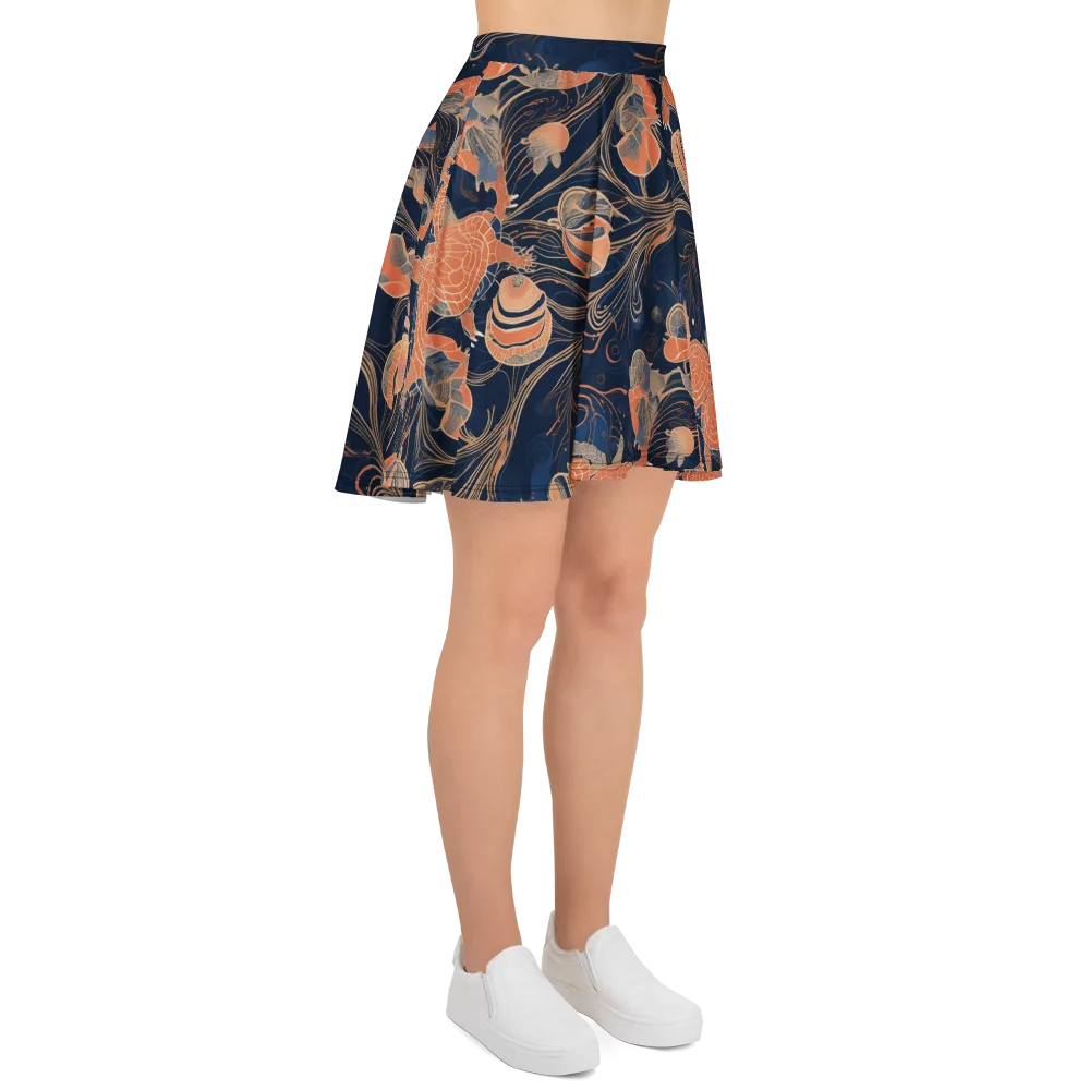 Tidal Filigree on Skater Skirt — Right