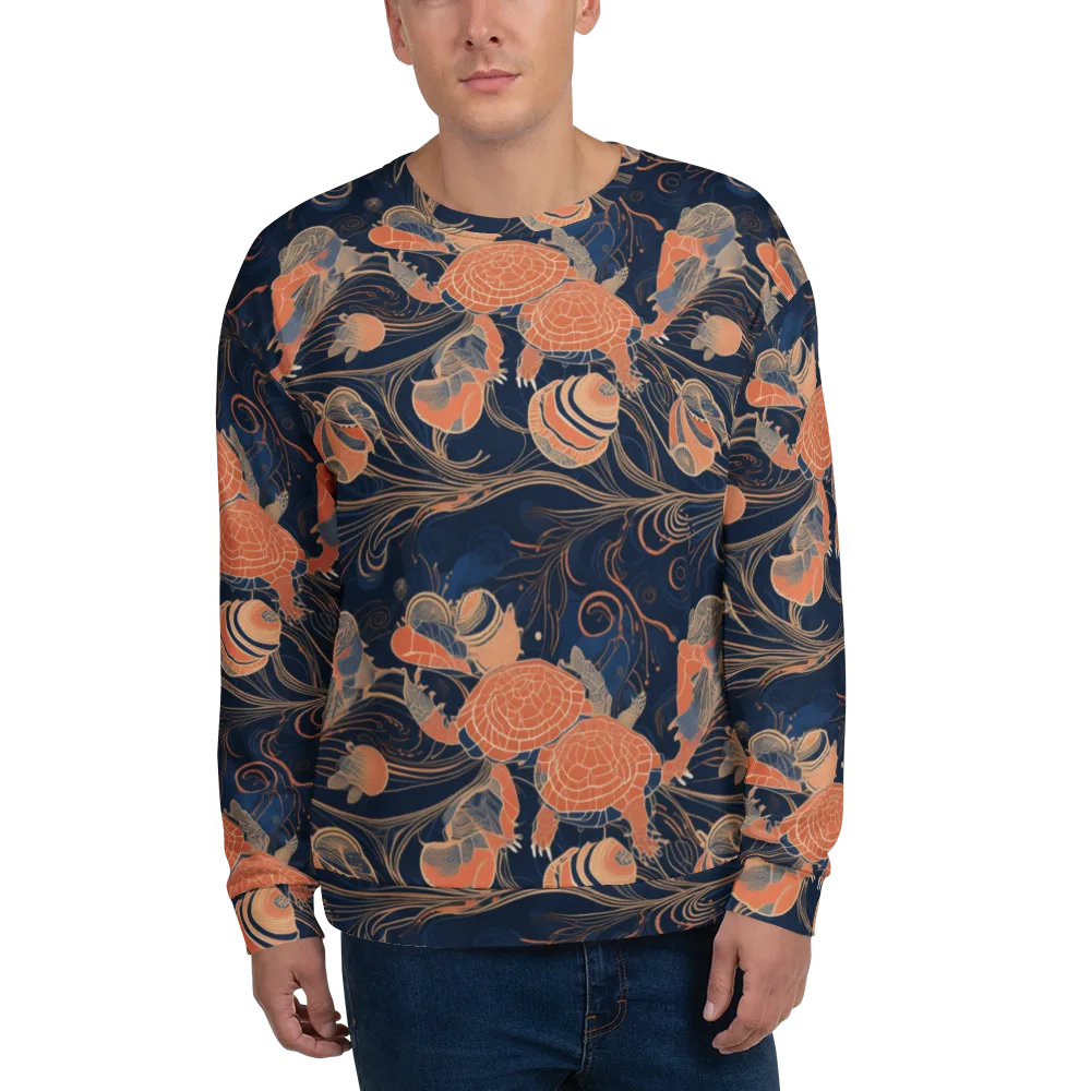 Tidal Filigree on Sweatshirt — Front