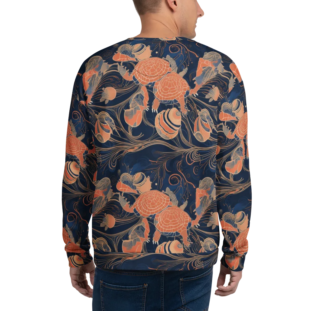 Tidal Filigree on Sweatshirt — Back