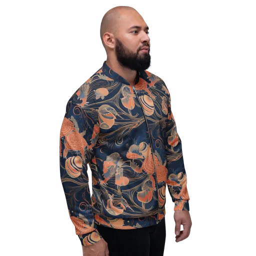 Tidal Filigree on a Bomber Jacket