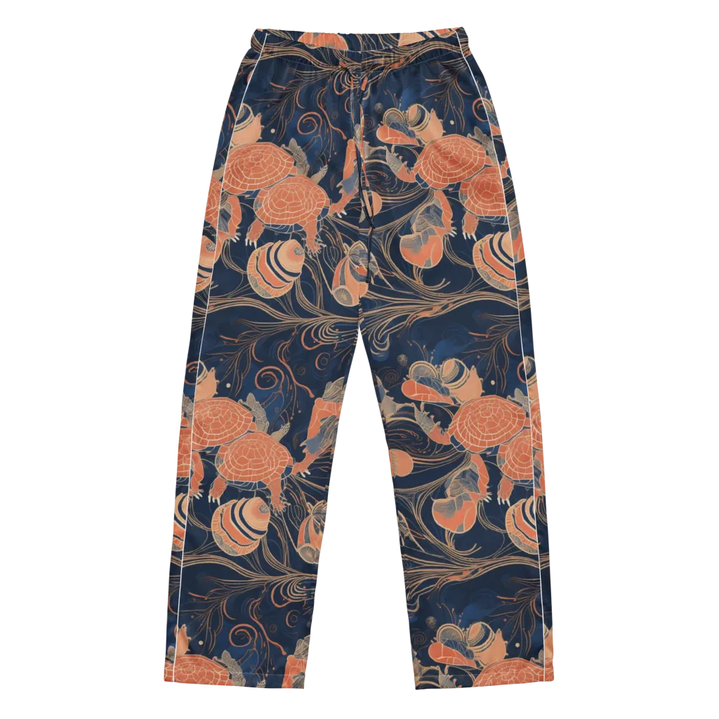 Tidal Filigree on Women's Pajama Pants — Front