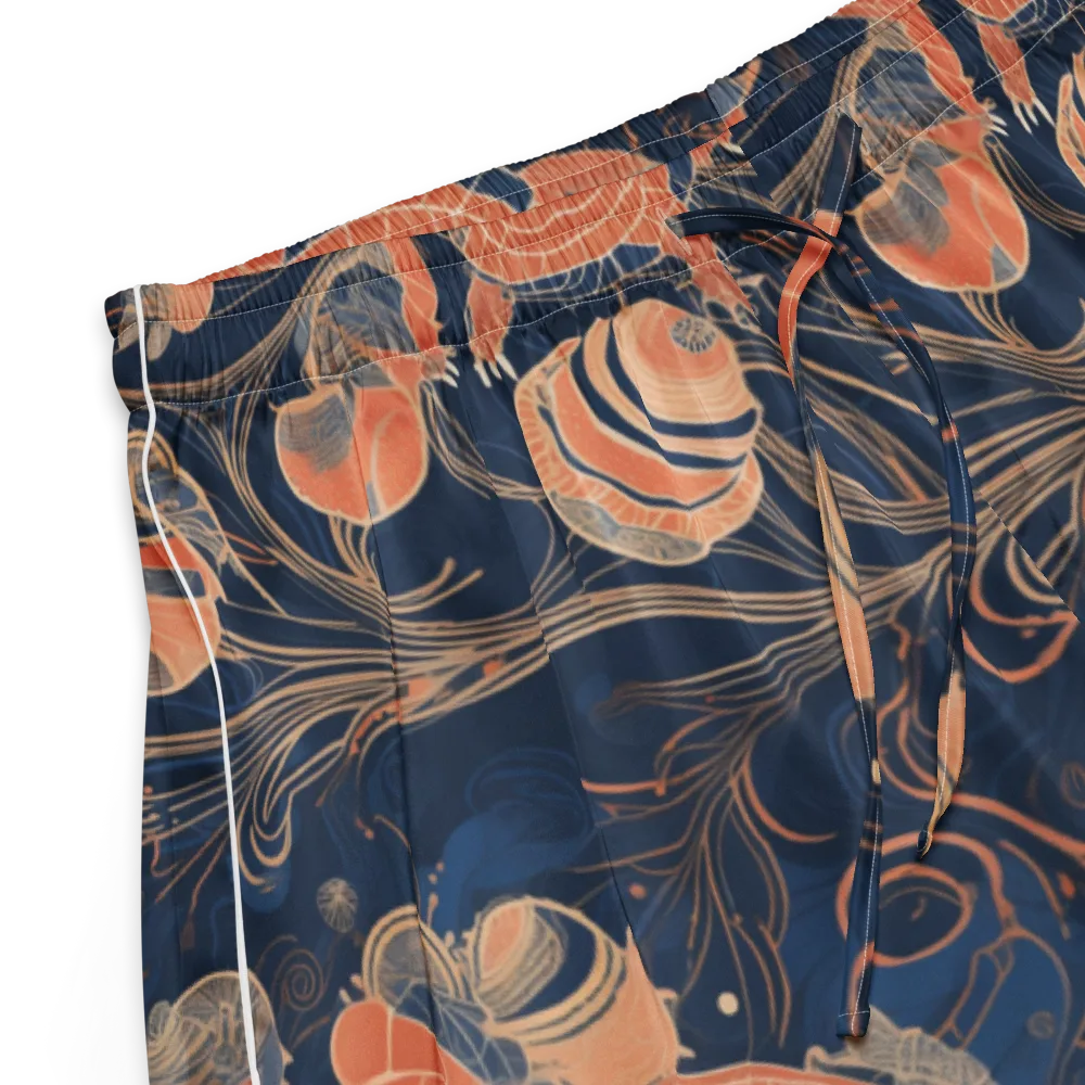Tidal Filigree on Women's Pajama Shorts — Product details