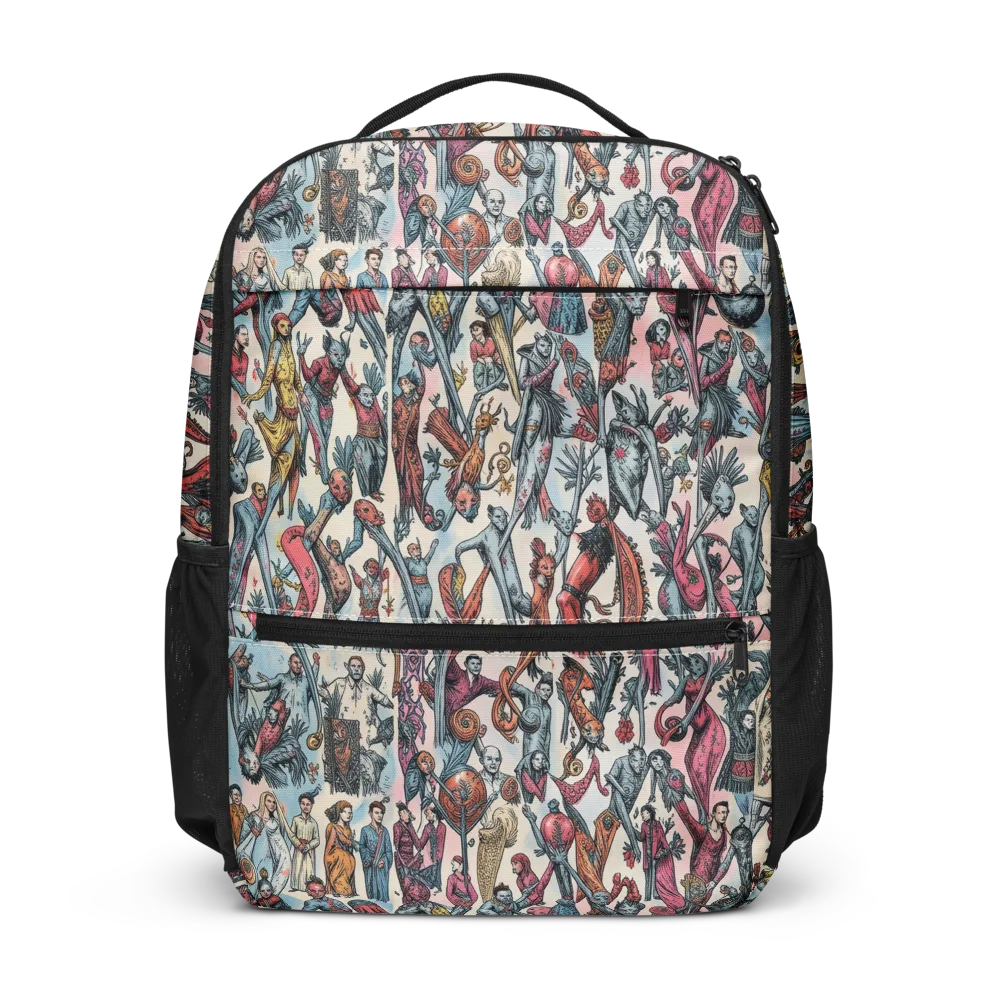 Freakshow Fête on Utility Backpack — Front