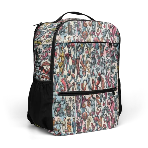 Freakshow Fête on a Utility Backpack