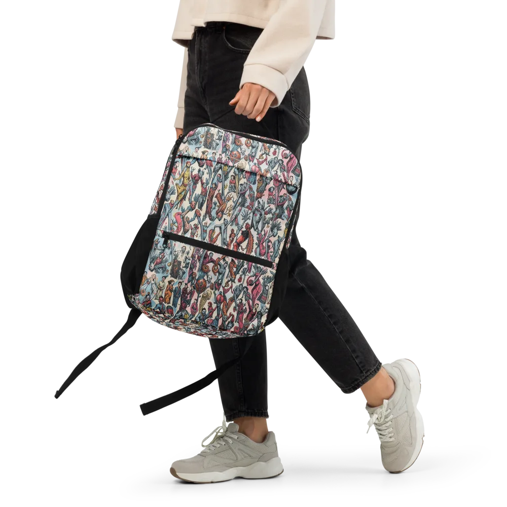 Freakshow Fête on Utility Backpack — Front