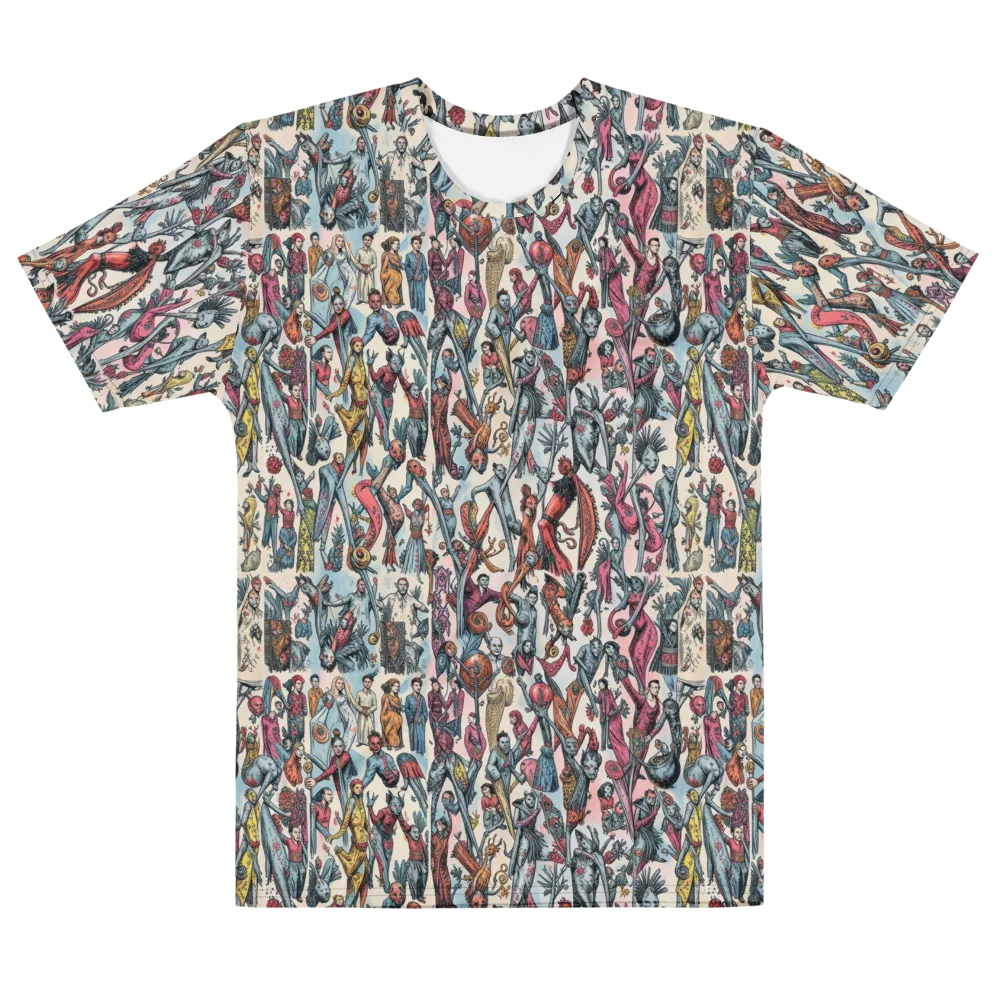 Freakshow Fête on Men's Cotton Crew Neck T-Shirt — Front