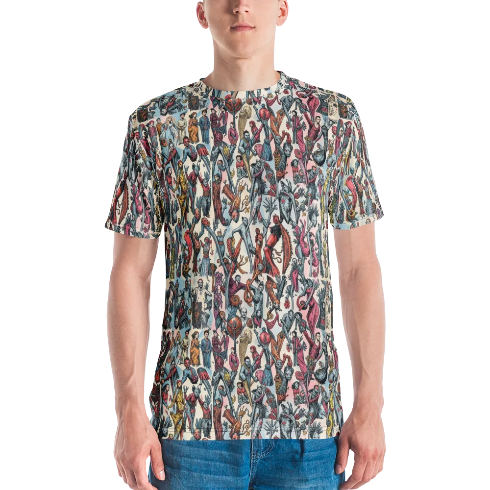 Freakshow Fête on Men's Crew Neck T-Shirt — Front
