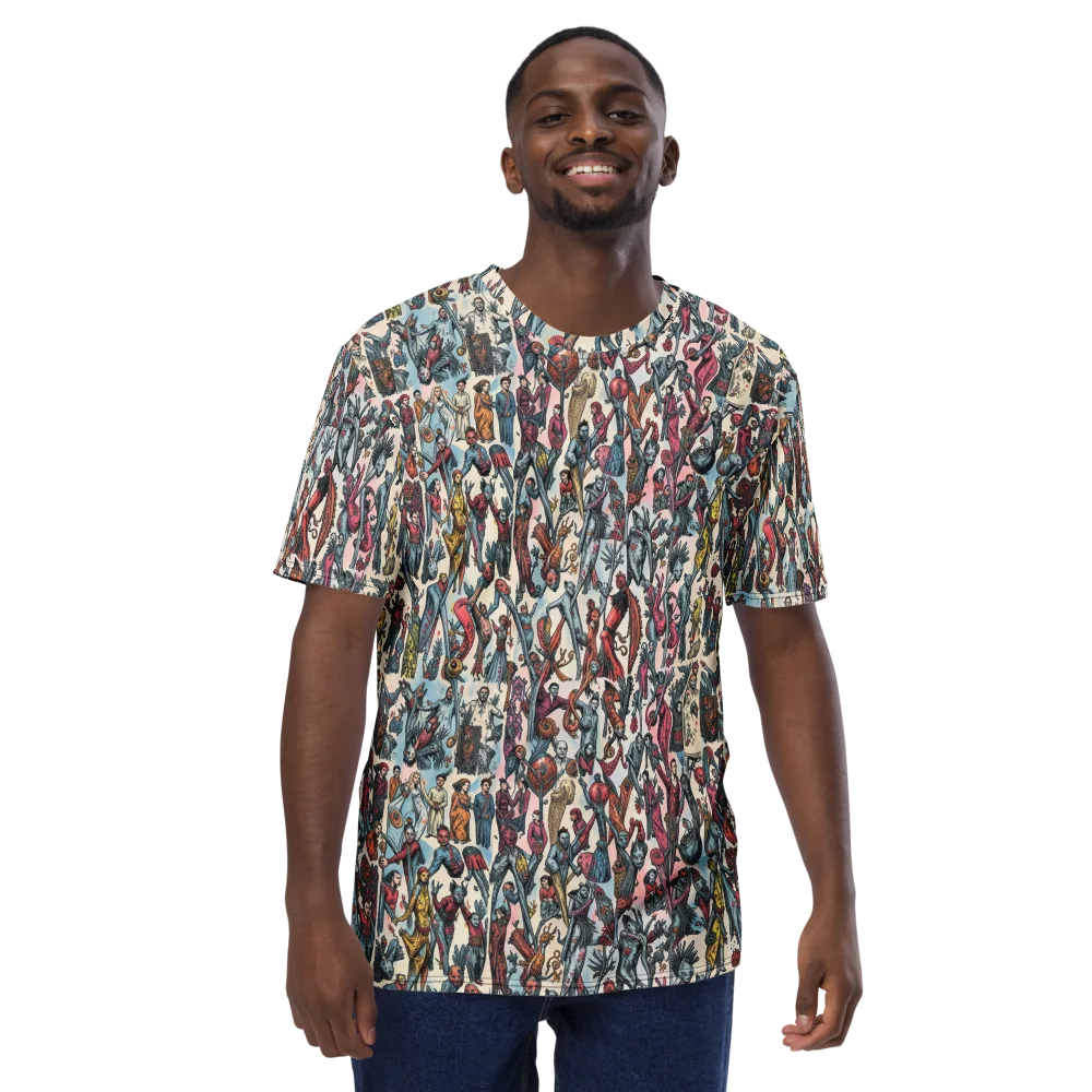 Freakshow Fête on Men's Crew Neck T-Shirt — Front