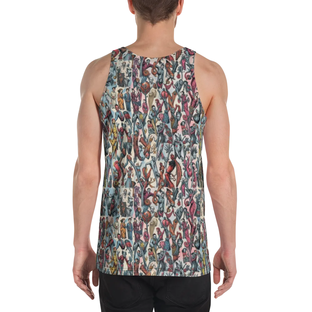 Freakshow Fête on Men's Tank Top — Back