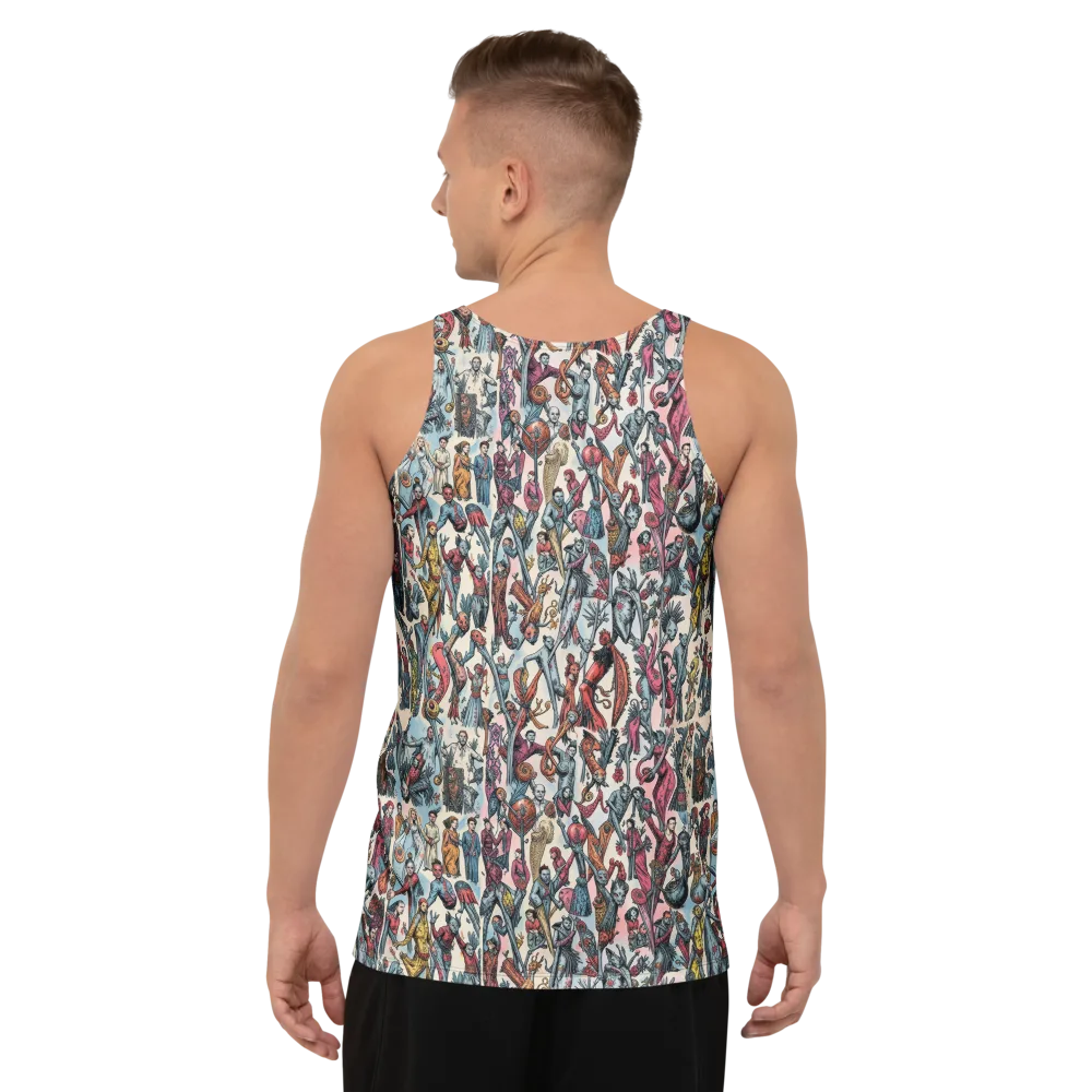 Freakshow Fête on Men's Tank Top — Back