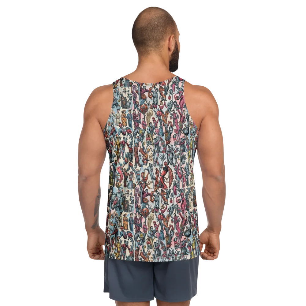 Freakshow Fête on Men's Tank Top — Back