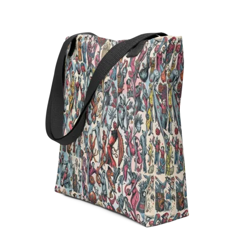Freakshow Fête on a Tote Bag