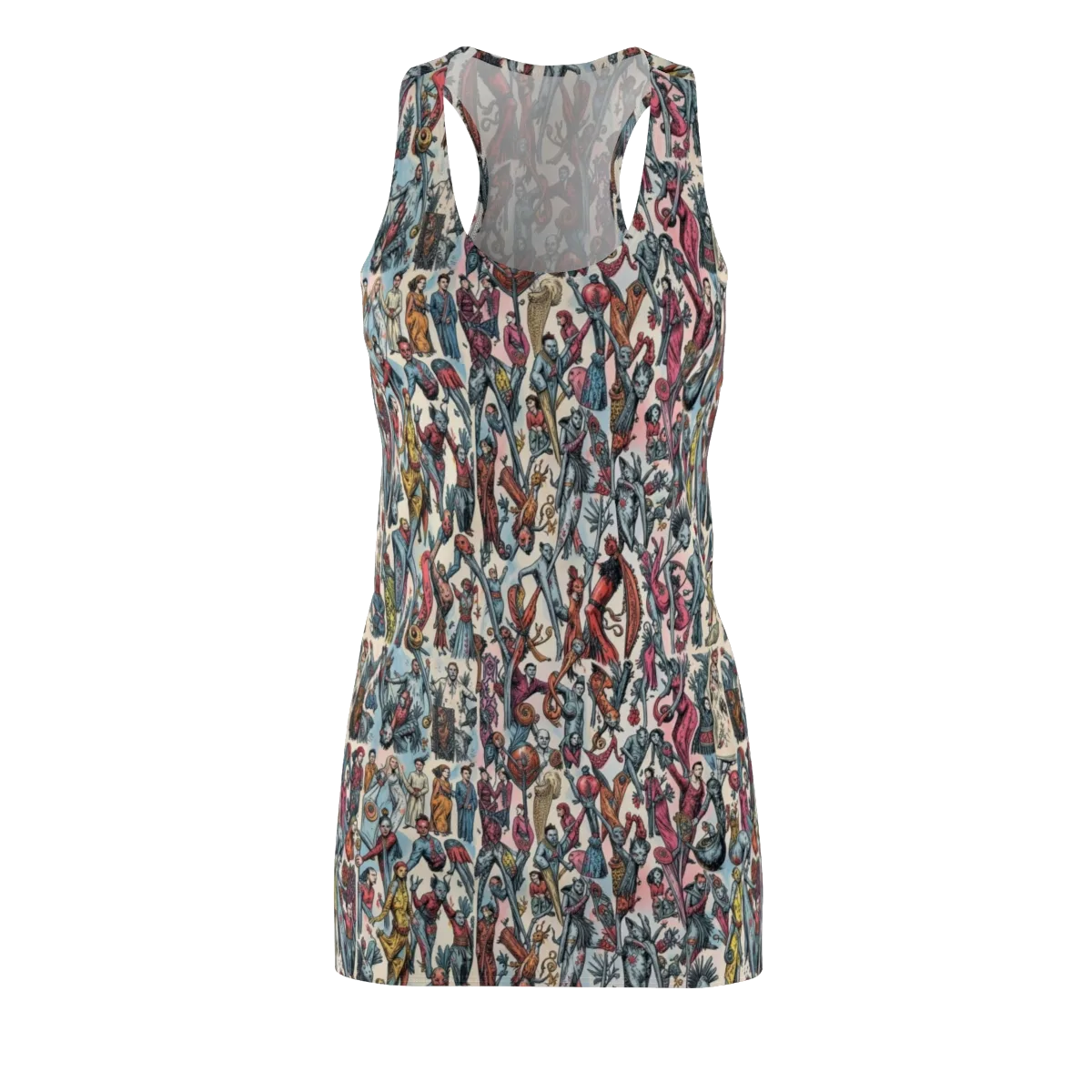 Freakshow Fête on Racerback Dress — Front