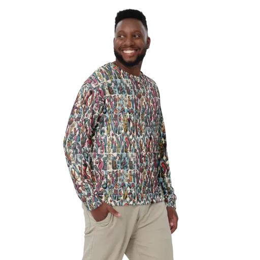 Freakshow Fête on a Sweatshirt