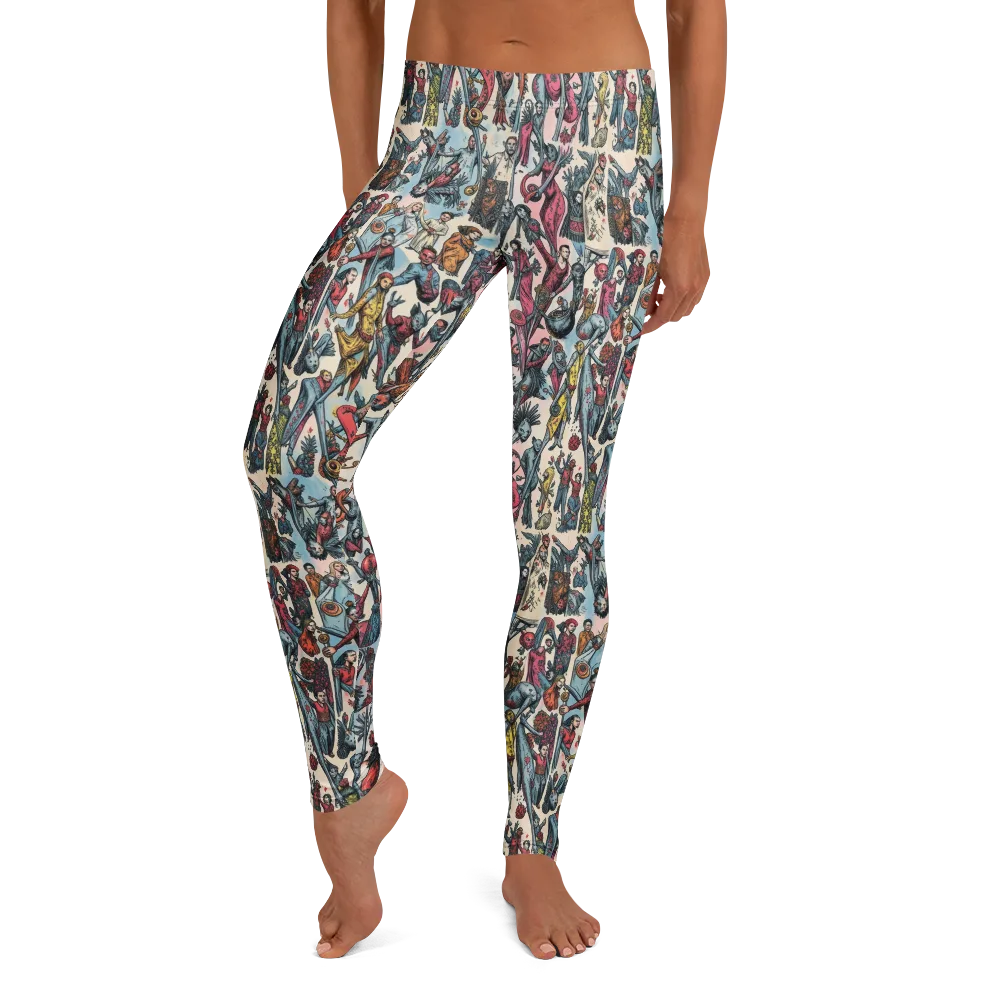 Freakshow Fête on Leggings — Front