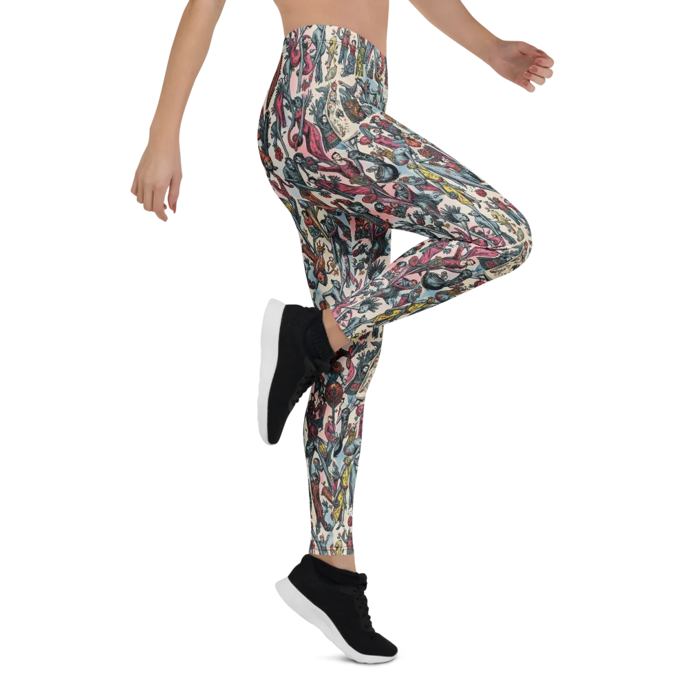 Freakshow Fête on Leggings — Right