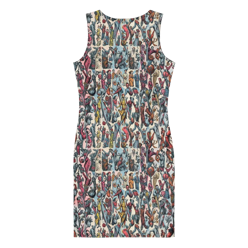 Freakshow Fête on Bodycon Dress — Back