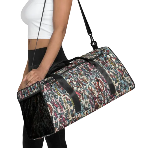 Freakshow Fête on a Duffle Bag