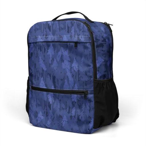 Indigo Evergreen on a Utility Backpack