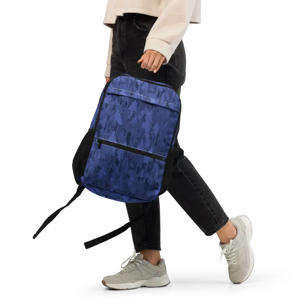 Indigo Evergreen on Utility Backpack — Front