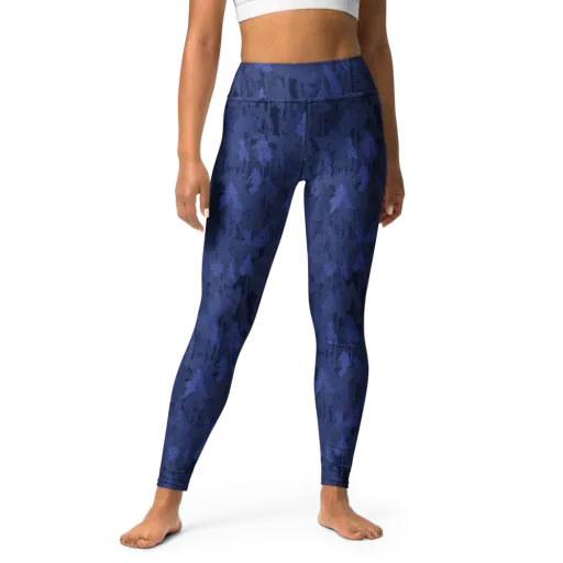 Indigo Evergreen on a Yoga Leggings