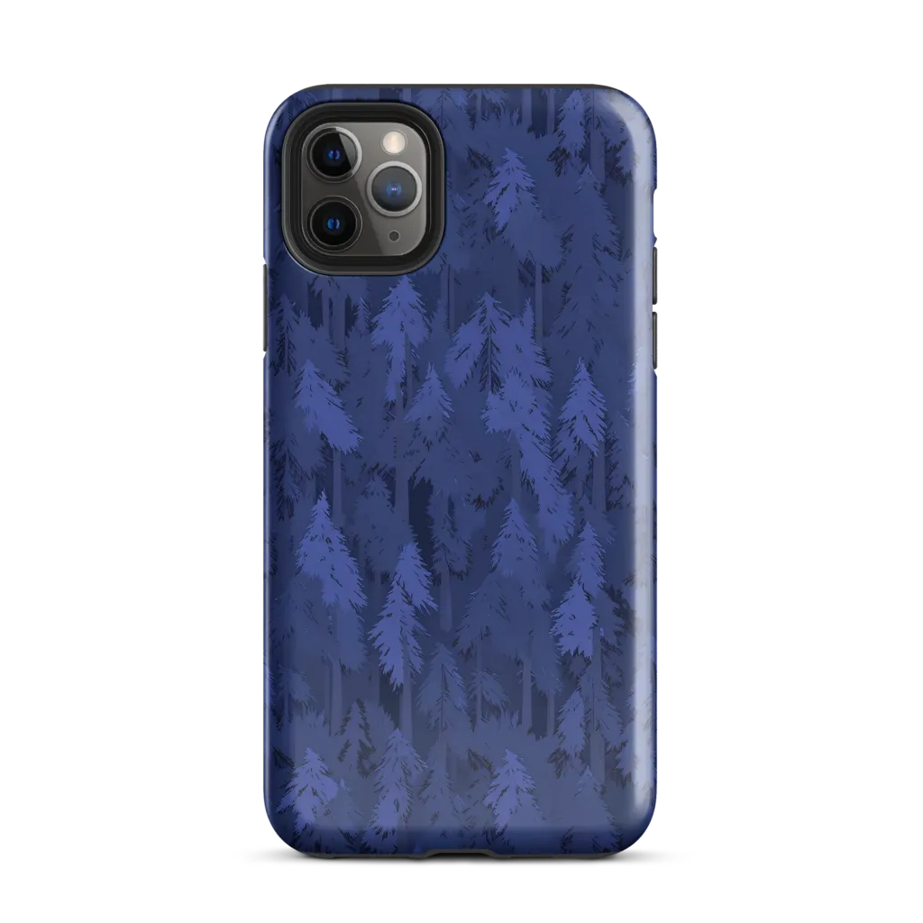 Indigo Evergreen on Tough Case for iPhone® — Front