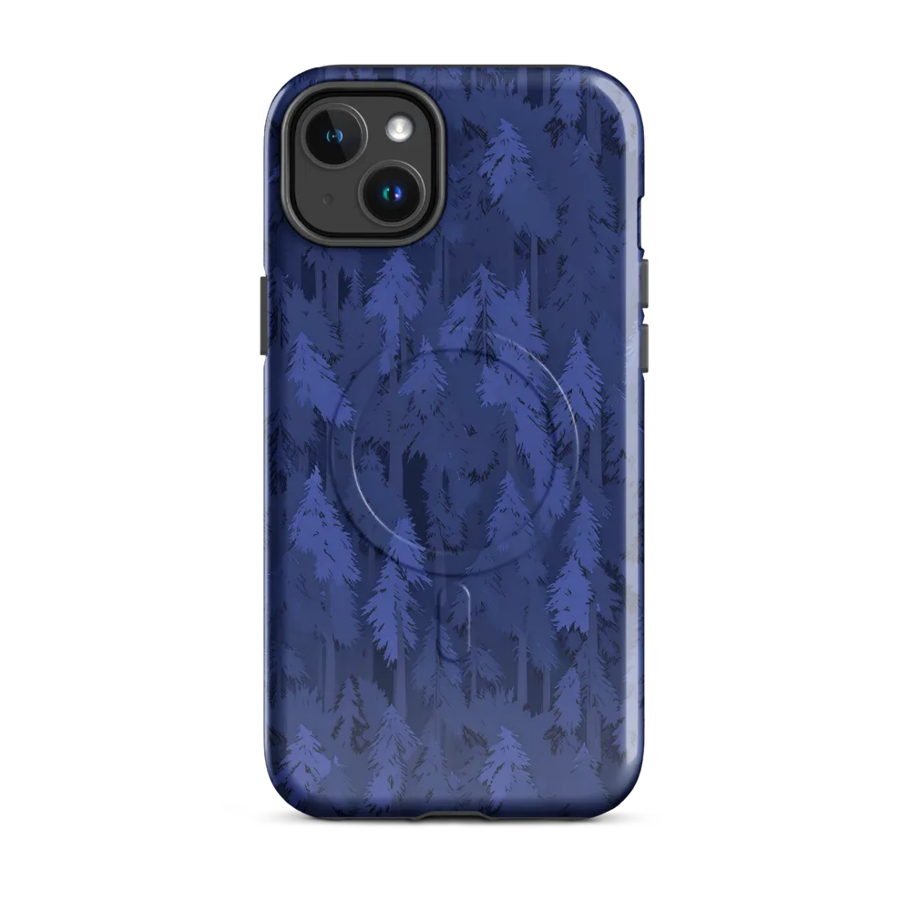 Indigo Evergreen on MagSafe Tough Case for iPhone® — Front