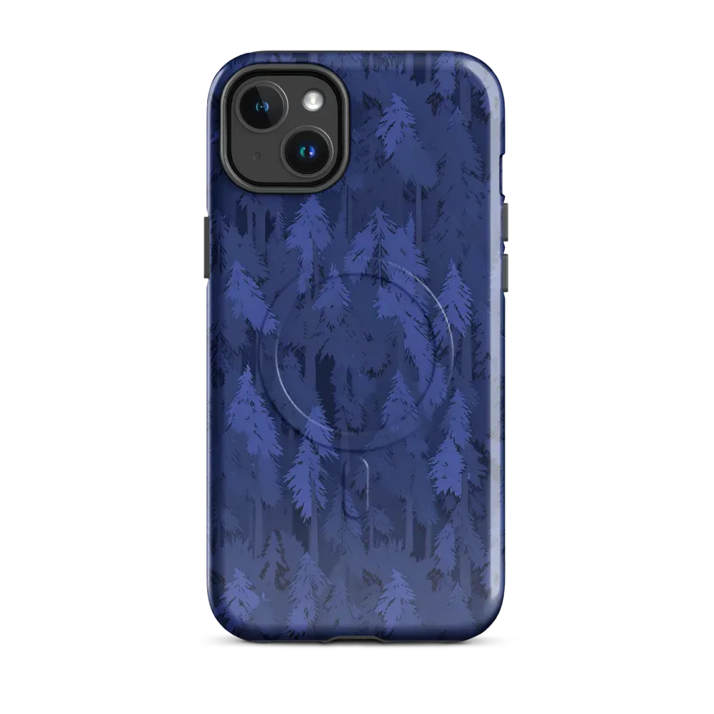 Indigo Evergreen on MagSafe Tough Case for iPhone® — Front