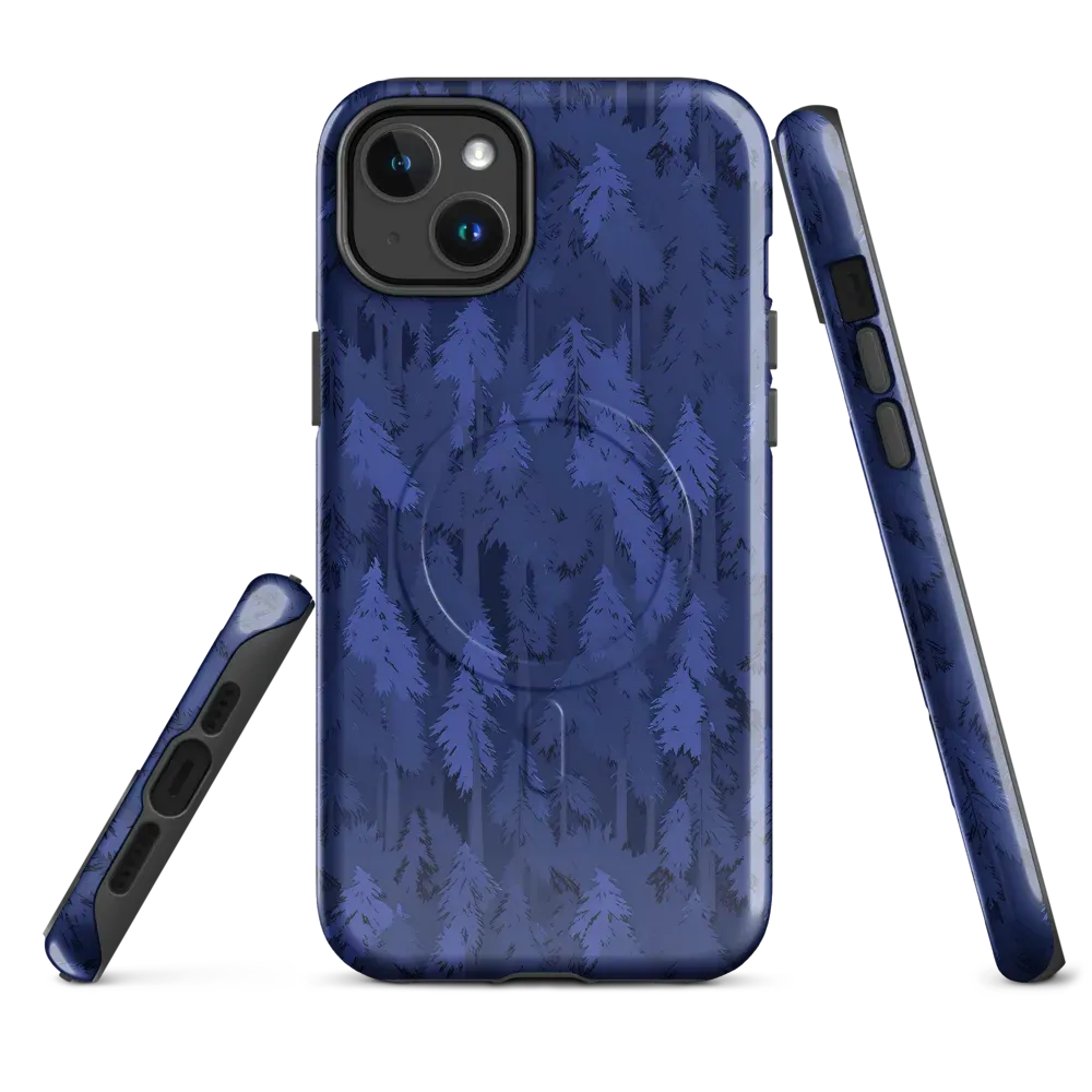 Indigo Evergreen on MagSafe Tough Case for iPhone® — Front