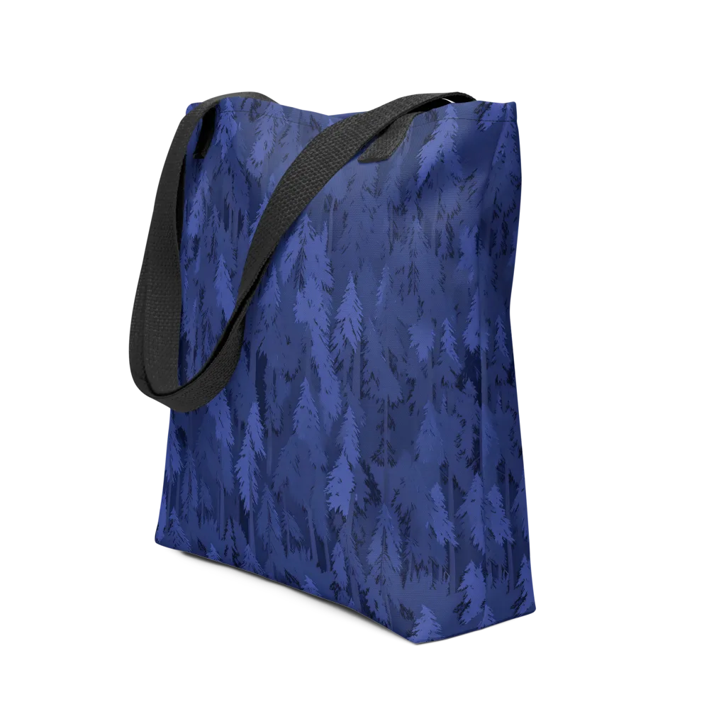 Indigo Evergreen on Tote Bag — Front