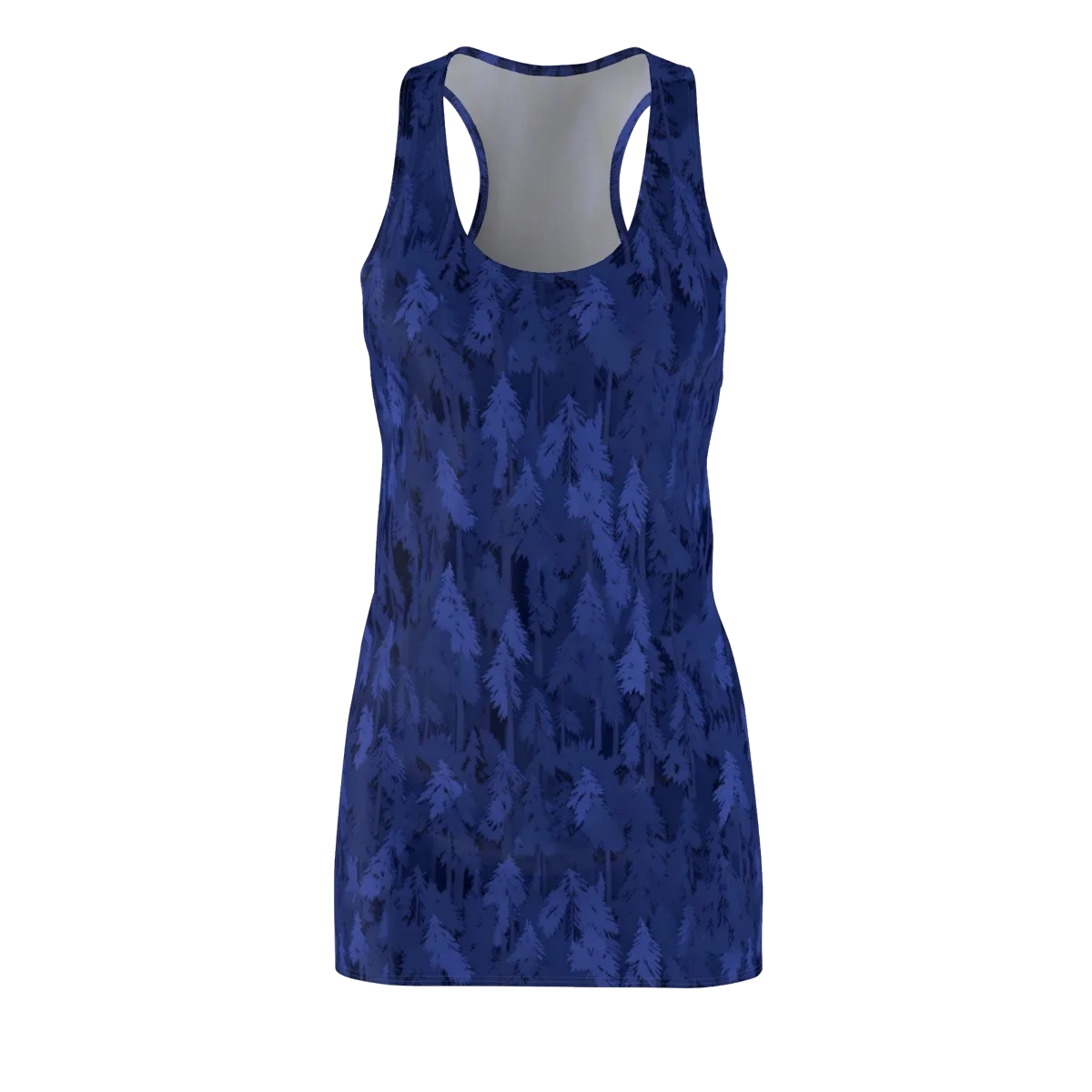 Indigo Evergreen on Racerback Dress — Front