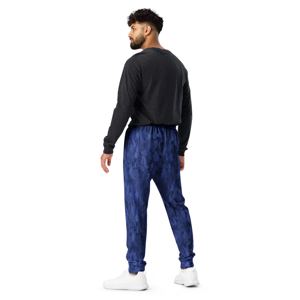 Indigo Evergreen on Men's Joggers — Back