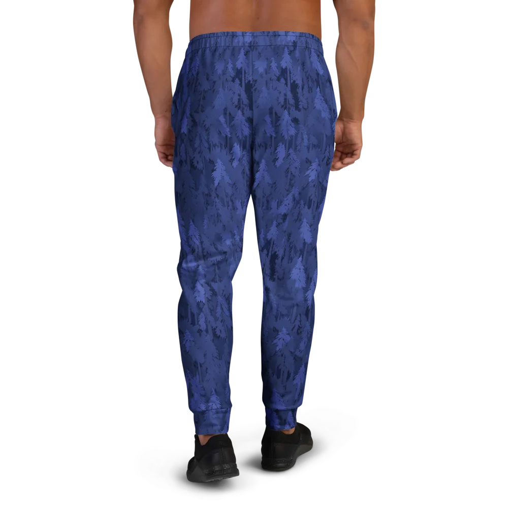 Indigo Evergreen on Men's Joggers — Back
