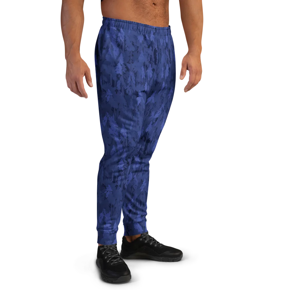Indigo Evergreen on Men's Joggers — Right