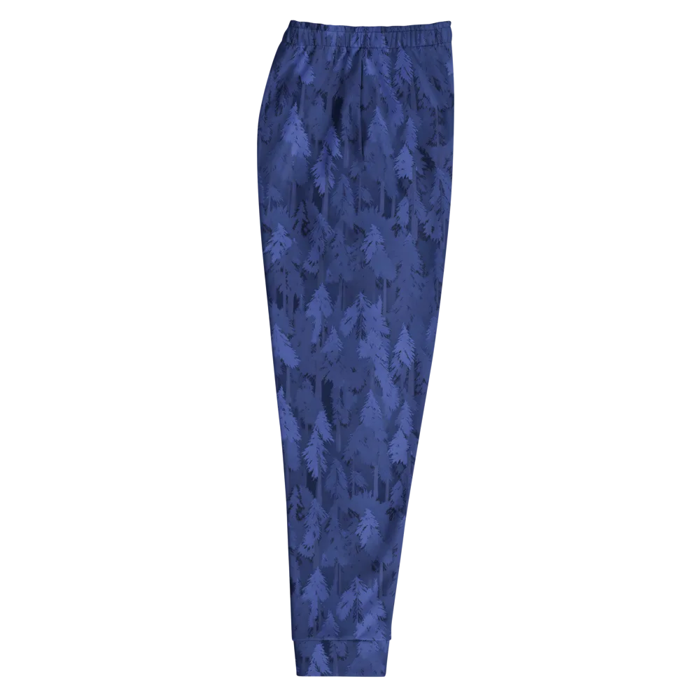 Indigo Evergreen on Men's Joggers — Right