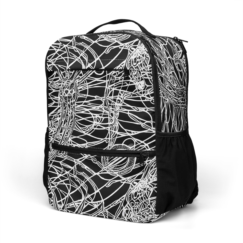Ivory Entanglement on Utility Backpack — Left Front