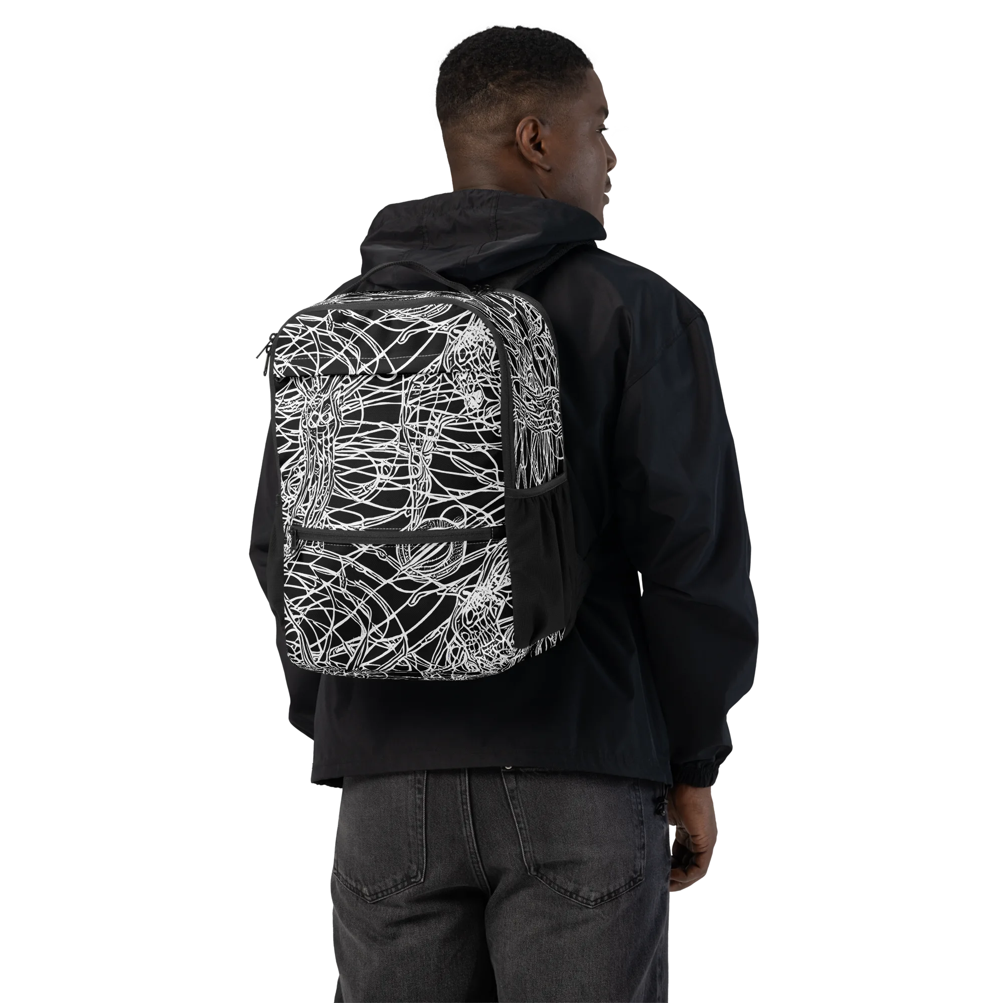 Ivory Entanglement on Utility Backpack — Back