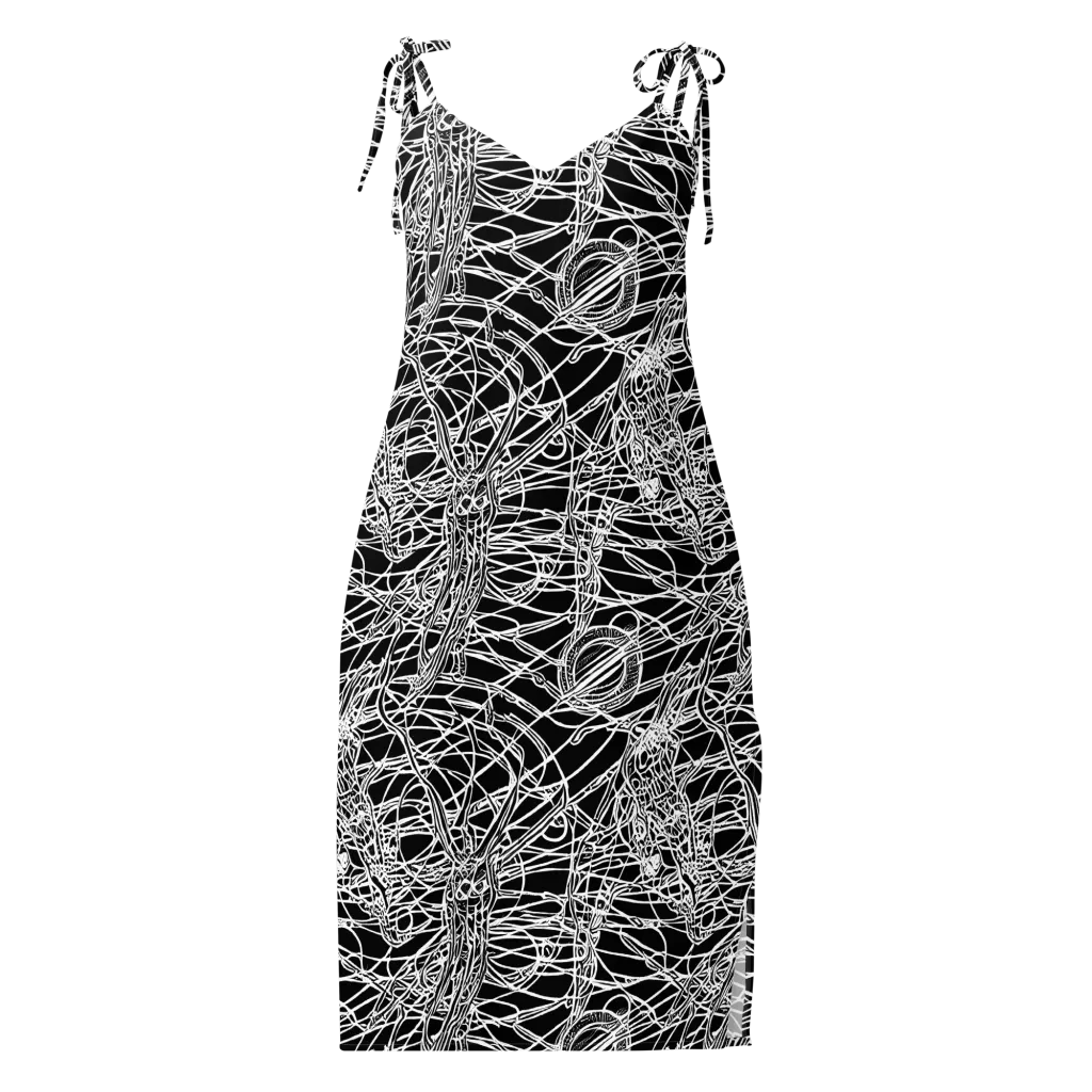 Ivory Entanglement on Slip Dress — Front