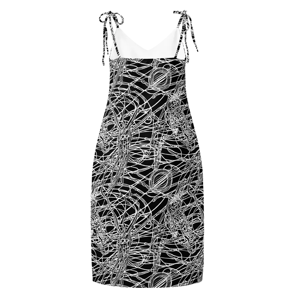 Ivory Entanglement on Slip Dress — Back