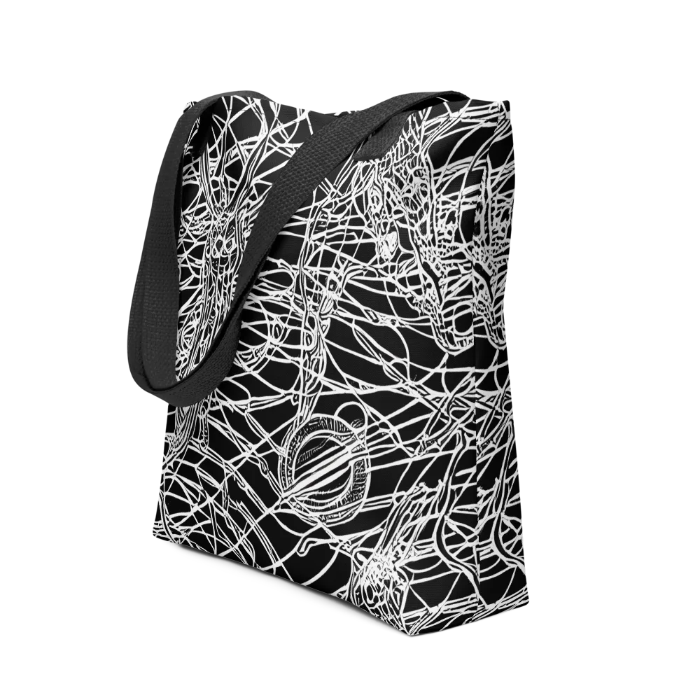 Ivory Entanglement on Tote Bag — Front