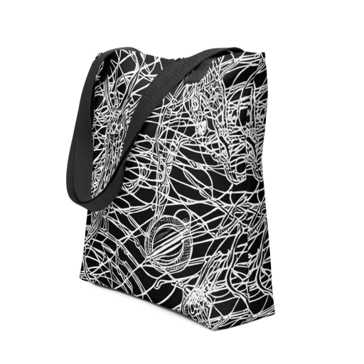 Ivory Entanglement on a Tote Bag