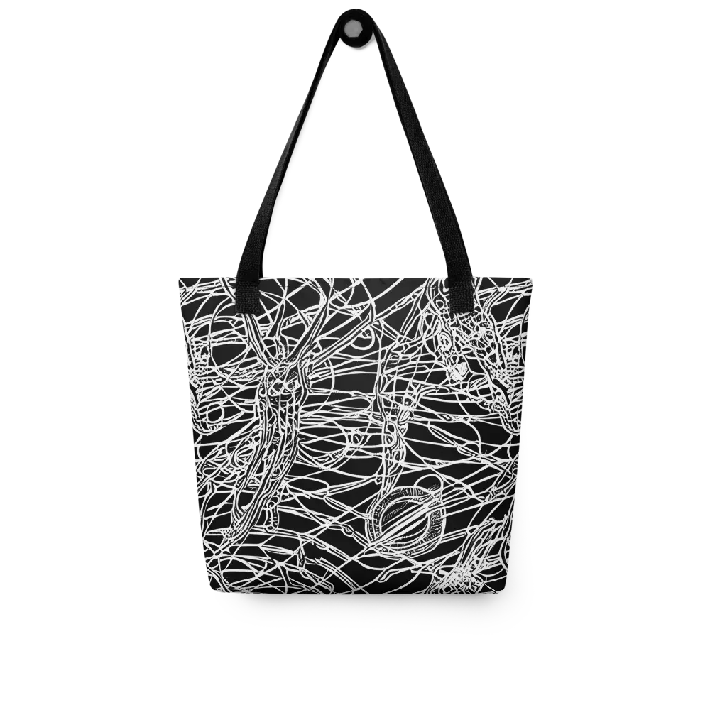 Ivory Entanglement on Tote Bag — Front