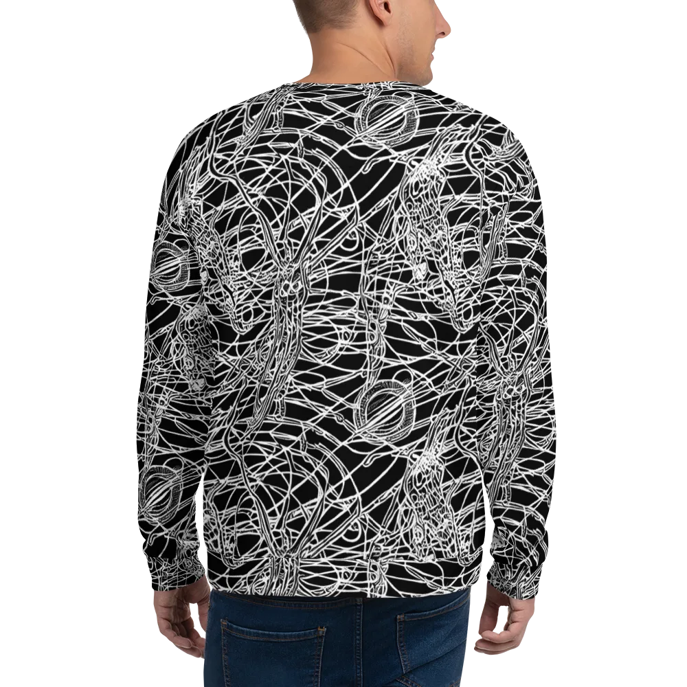 Ivory Entanglement on Sweatshirt — Back