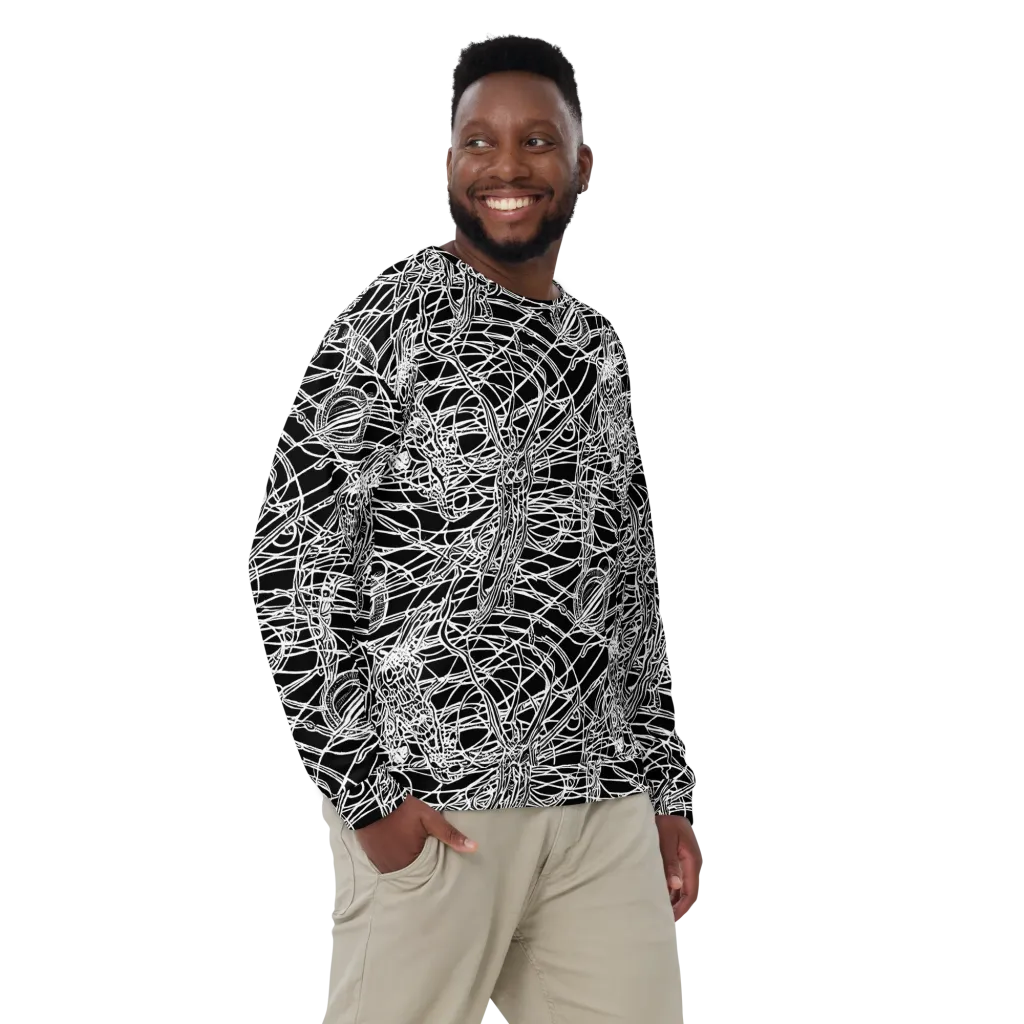 Ivory Entanglement on Sweatshirt — Front